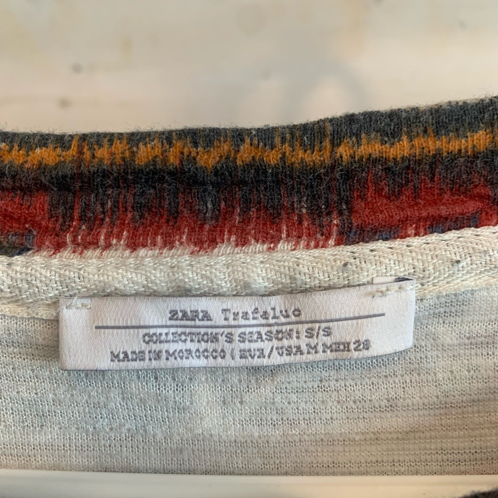 Zara | Trafaluc Tribal Design Textured Sweater - Picture 5 of 8